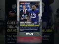 Odell Beckham Jr  Takes Physical With Giants 👀 #short #nfl #nflnews #footbal #usa #america #news