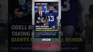 Odell Beckham Jr  Takes Physical With Giants 👀 #short #nfl #nflnews #footbal #usa #america #news