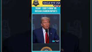 Trump Stunned: India Charges U.S. Of Imports Of Russian Uranium Amid Delhi's Energy Row #shorts 🇺🇸