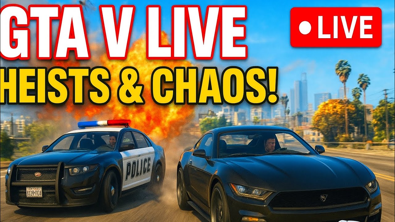 GTA V LIVE – Epic Heists & Chaos in Los Santos (Hindi | 2025 Gameplay ...