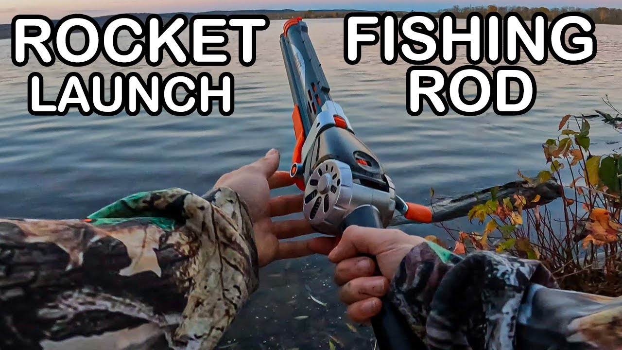 Rocket Kids Fishing Rod Launches Out a Bobber Instead Of Having To