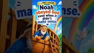 Noah's Ark Bible Lesson for Kids | FREE Sunday School Activity