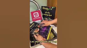 Menu Nhựa Chống Nước cho -  nhà hàng, quán cafe, spa ...