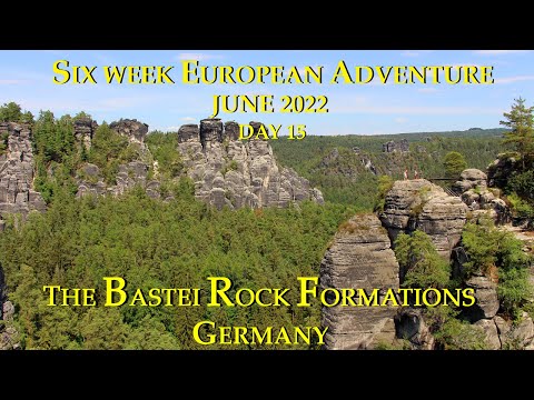 4K From Bad Schandau Visiting The Bastei Rock Formations - Germany  🇩🇪