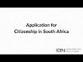 Application for Citizenship in South Africa