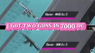 M416 Glacier and AKM glacier create opening 7000 UC🔥 #bgmicrateopening #m416crateopening #bgmi ￼￼