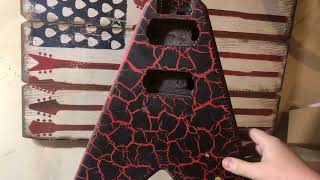 How to Crackle Paint a Guitar