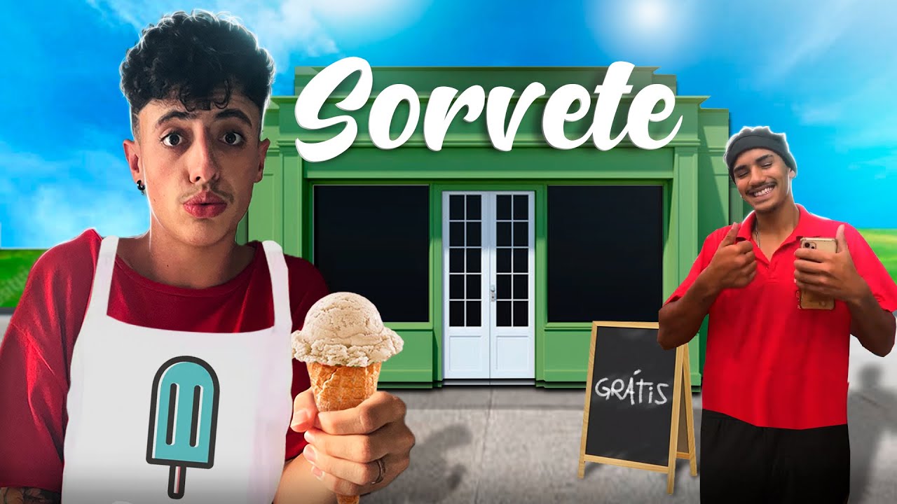 Eu ABRI uma SORVETERIA GRÁTIS