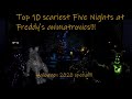 Top 10 scariest Five Nights at Freddy's animatronics (Halloween 2020 special)