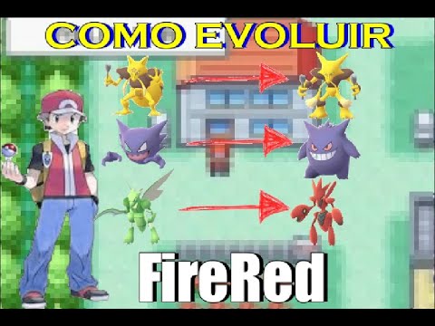 Como evoluir seu Pokémon por Troca em Pokémon FireRed! #pokémon #pokem