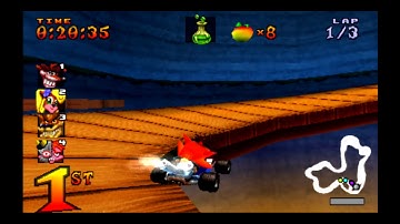 Crash Team Racing Arcade Mode Hard Difficulty: Crystal Cup