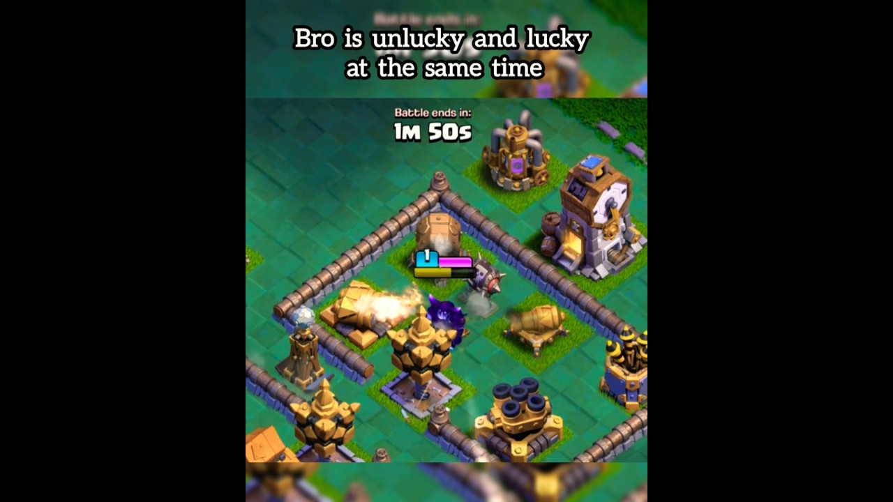 Bro is Lucky and Unlucky  || clash of clans ||