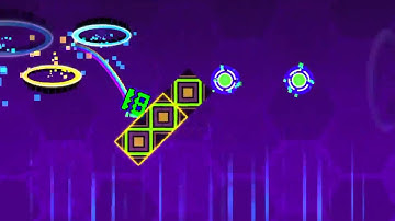 Geometry Dash- custom level "Blast Processing" preveiw (3) (Waterflame Wave)