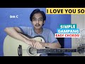 CHORD SIMPLE GAMPANG (I Love You So - The Walters) (Tutorial Gitar) Easy Chords!