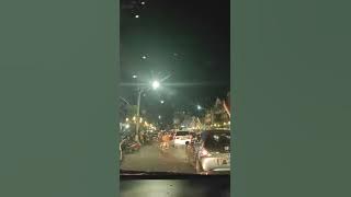 mentahan video nyetir mobil malam hari