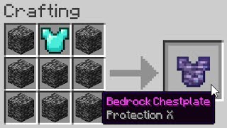 Minecraft But I Can Craft Op Bedrock Tools...