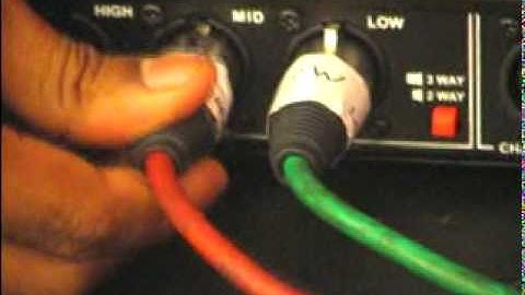 Studiomaster SX321 Active Crossover Operation 2