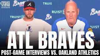 Chris Sale & Brian Snitker Discuss Shortcoming vs. Oakland A's, Braves 