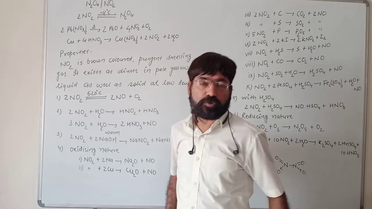 Dinitrogen tetraoxide ( N2O4) part 1