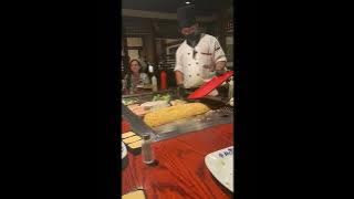 FULL﻿ HIBACHI EXPERIENCE | ASMR | MIYABI Japanese Steak & Seafood House