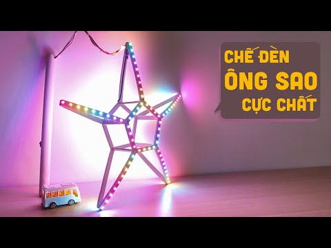 CHẾ ĐÈN ÔNG SAO từ LED FULL - Sáng nhất xóm | Foci