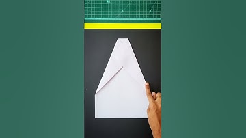 New jet paper plane , how to make fastest flying paper plane