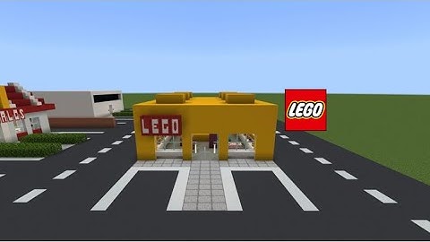 Minecraft Tutorial: How To Build a Lego Store in Minecraft