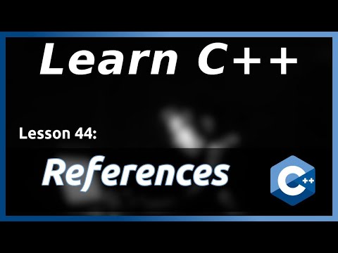References | Pointers (Part 3) - C++ Tutorial (Part 44)