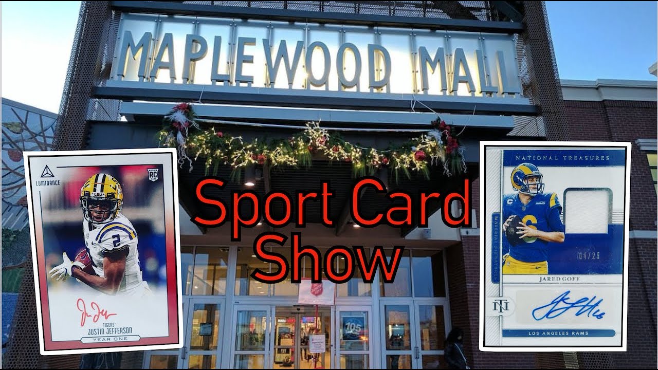 Sports Cards Show in Maplewood Mall MN Great Show YouTube
