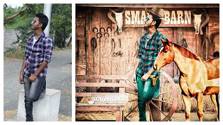 Cow Boy photo editing manipulation | in picsart app in Android | #Editing_Lover screenshot 1