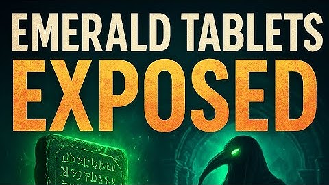   The Emerald Tablets Were Never Sacred, The Truth About Thoth, Atlantis & The Flame Lock
