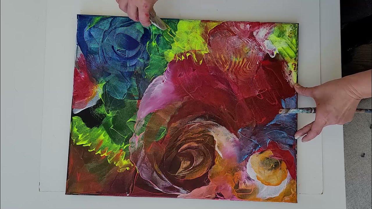 How to use Catalyst wedge on Black canvas Peinture acrylique