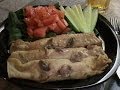 Stuffed Crepes with Sauce