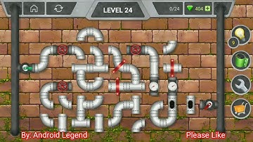 Pipeline Extra Level 24 All 3 stars By Pixign, Android Solution