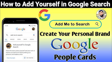 Add Me to Search Google | Add Yourself on Google Search | Make Yourself Visible on Google Search