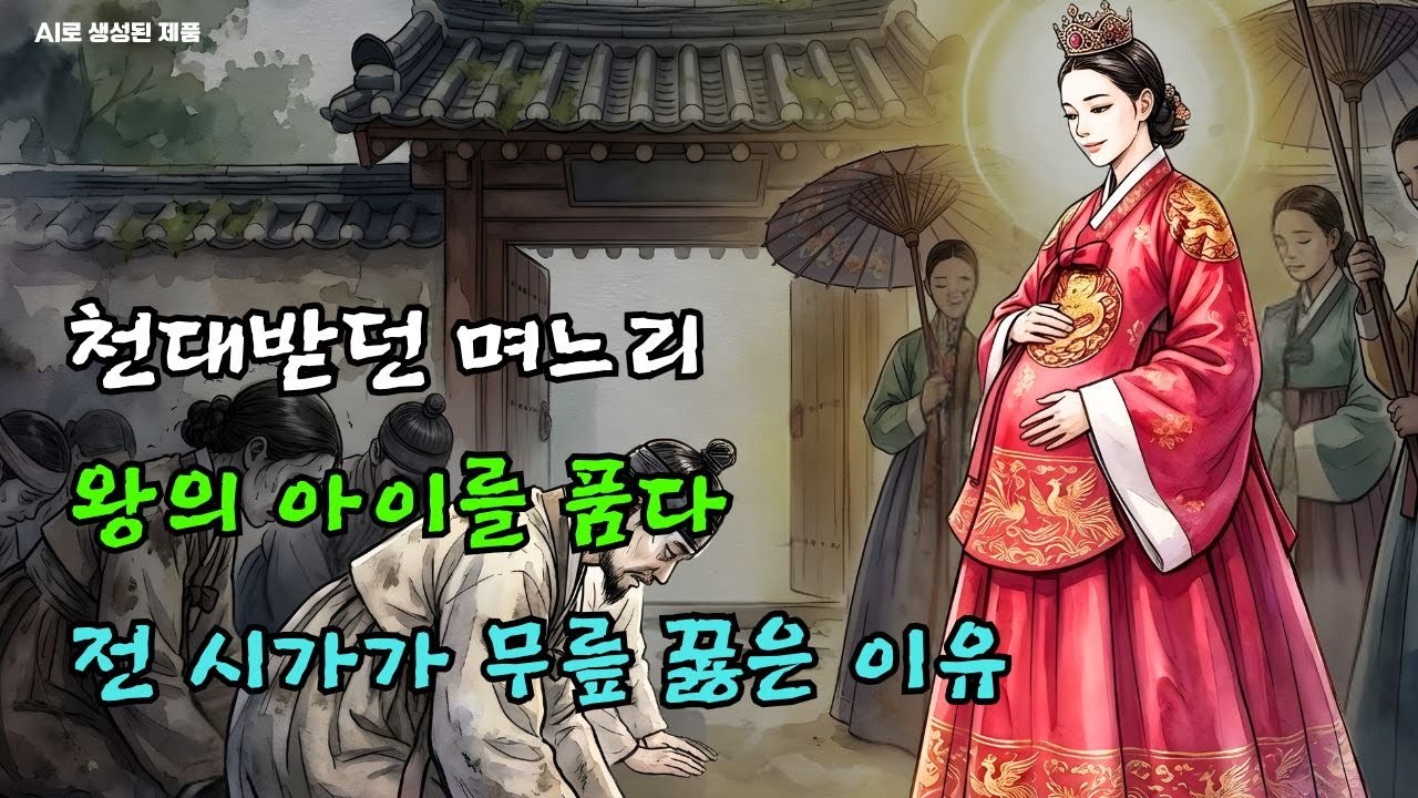 아들을 낳지 못해 버림받은 여인 왕의 용태를 품고 돌아와 전 시가를 떨게 하다|야담|민담|전설|설화|오디오북|조선이야기