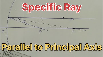 specific Ray - Parallel to Principal Axis. Easy Rays used in Ray diagrams to locate image position.
