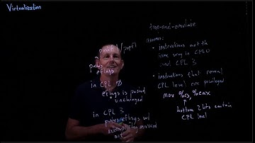 CS 134 OS—23:  Virtualization—Trap and Emluate