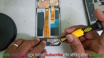 How to replacement oppo a3s frame .lcd #rpmobilecenter