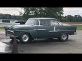 LS7 powered 1955 Chevy “The Farmer” and Great Lakes Gassers at Ubly Dragway