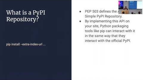 Herbert Lee - Setting up a Private PyPI - Pyninsula #25