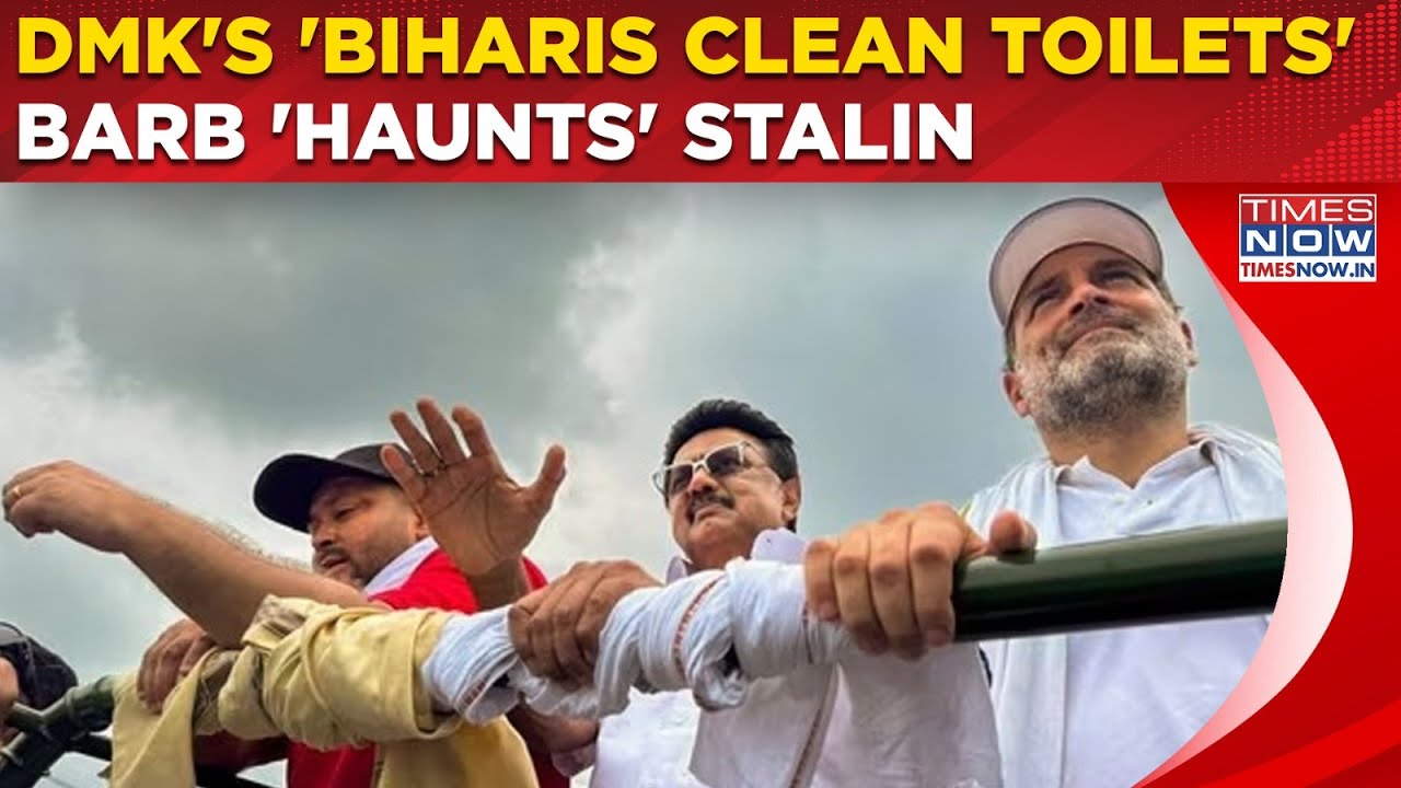 DMK's ‘Biharis Clean Toilets’ Jibe 'Haunts' Stalin As He Joins Rahul Gandhi's Yatra| BJP's Dare