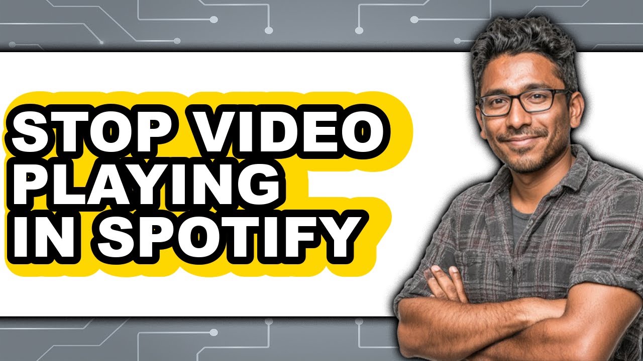 How to Stop Video Playing in Spotify - Easy Guide - YouTube