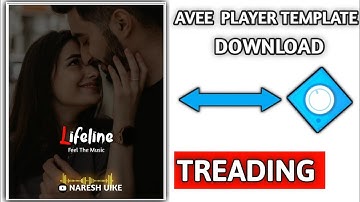 🔥New Avee Player FullScreen​ Size Template Tutorial | Avee Player Template Download Link New