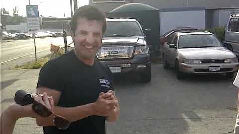 Rick Mercer Snorkles with Salmon Interview in Campbell River