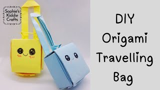 DIY Origami Travelling Bag || Paper Crafts