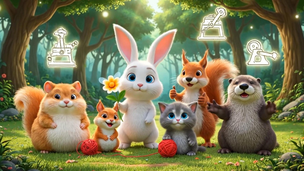 🐰🐤Roro, Dodo & Kiki: Little Engineers Exploring the World of Tools