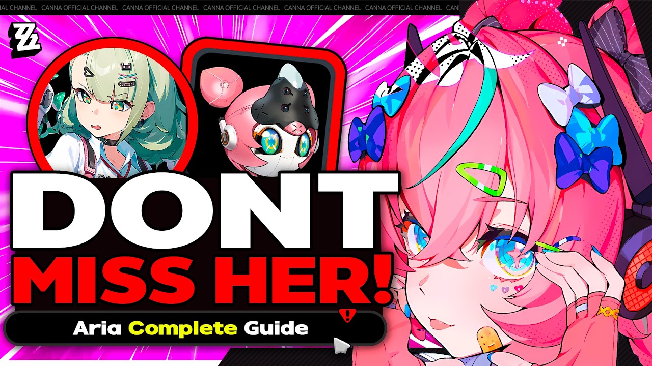 IS SHE BROKEN?! The BEST Guide to Aria (Teams/Disk/W-Engine) - Zenless Zone Zero