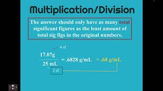 Sig Figs, Sci Notation, and Density