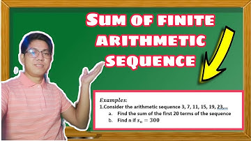 [TAGALOG] SUM OF ARITHMETIC SEQUENCE | MATH GRADE 10
